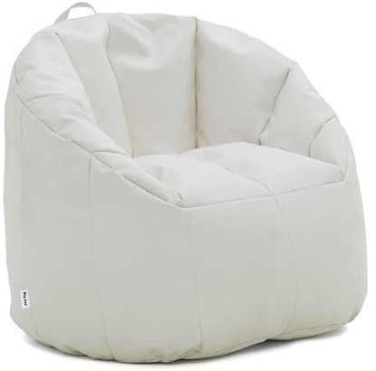 Big Joe Milano Outdoor Beanbag Chair White Marine