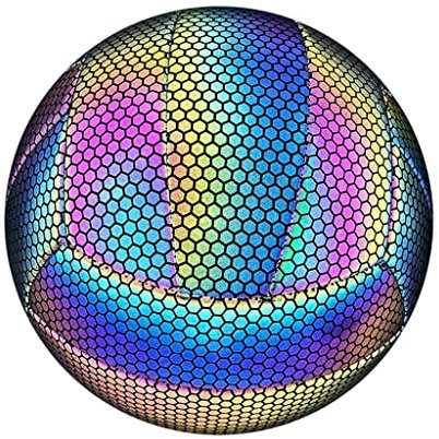 Perfeclan Glühender reflektierender Volleyball, im Dunkeln leuchten, tolles Volleyball-Geschenk für Jungen, Größe 5