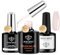 Modelones Aufbaugel für Gelnägel, 8 in One Builder Gel für Nägel mit Primer und Dehydrator für Nägel, Rosa Nude Builder Gel in A Bottle UV Gel für Strengthener Extension Gel Base Nagelverlängerung