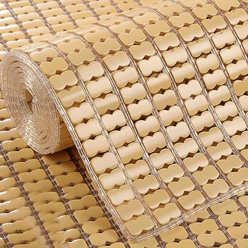 X1NGFU Tappetino Estivo in Bambù, Naturale, Liscio e Traspirante, 40x80cm, Marrone Chiaro