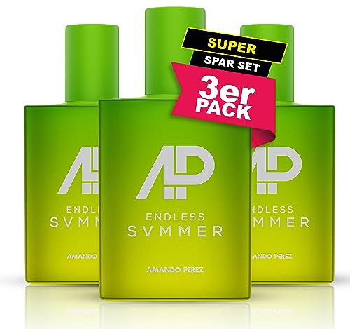 Amando Perez Endless Summer Eau de Parfum 2x50 ml – Unisex Sommerduft mit 12% Parfümöl – Parfüm für Damen & Herren – Sommerduft Herrendüfte Damendüfte