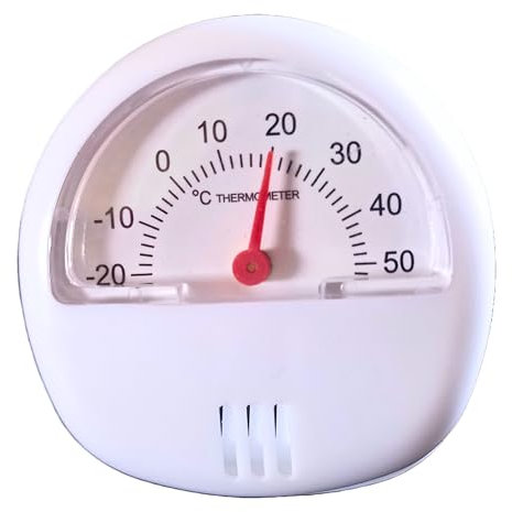 Analogue Fridge or Freezer Thermometer - Range -20 to 50°C - Handy for Home, Restaurants, Bars, Cafes