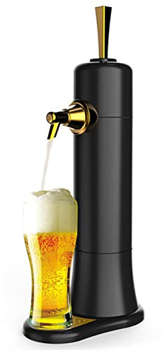 Portable Beer Dispenser, Beer Foamer, Ultra Fine Foam, Enjoy Fresh Draft Beer From Any Can or Bottle, for Birthday, Father's Day Of Beer Lovers