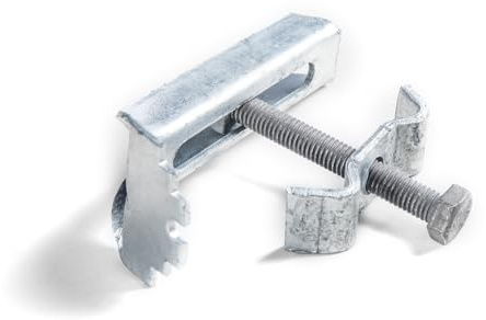 Befestigung Gitterrost Klammer Befestigungsmaterial | Rosthöhe 25/30/40 mm | verzinkt | 8x70mm | 100 Stück