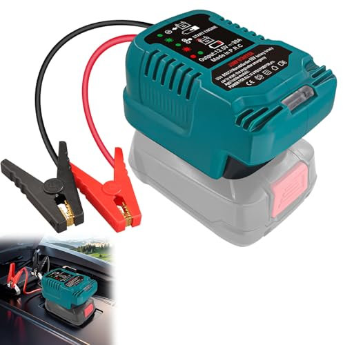 Aide au démarrage de voiture - Adaptateur pour batterie Bosch PBA 18 V - Démarreur de voiture - Adaptateur de batterie portable 12 V - Chargeur de batterie de voiture (batterie non incluse)