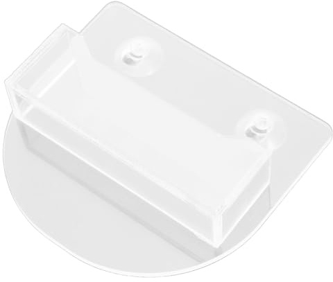 jojofuny Soporte de Tarjetas de Visita Vertical de Acrílico Transparente Ventosas, Organizador de Tarjetas para Colgar en Pared, Dispensador Múltiple para Oficina, Hogar y Comercio
