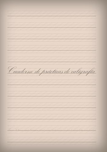 Cuaderno de prácticas de caligrafía tamaño A5 (tamaño compacto) 200 páginas, elaborado con papel de pasta mecánica, una opción de impresión de baja emisión de carbono
