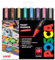Posca UNI Filzstift-Set, 5 m, Metall, 8 Stück