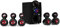 auna Concept 5.1 Soundsystem, Heimkino, OneSide Subwoofer, Balanced Sound Concept, 5.1 Heimkinosystem mit Bluetooth, USB-Port, SD-Slot, inkl. Fernbedienung, 190 Watt RMS, schwarz