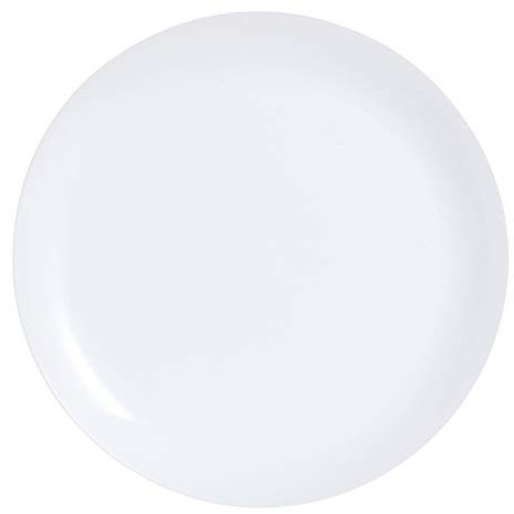 Luminarc Diwali Round 18pc Opal Glass Dinner Set Dinnerware Tableware Plates (6X Dinner Plates, White)