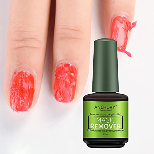 Magisk Gel Nagellack Remover - Ta Bort Inom 2-5 Minuter Utan Folie - Snabb Och Enkel Polish Remover, Ingen Blötläggning Eller Inslagning