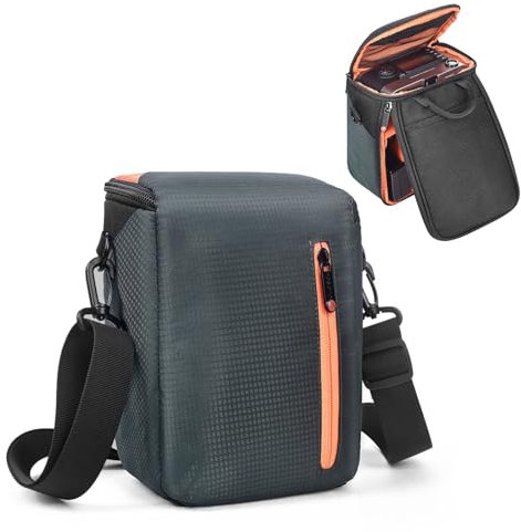 FOSOTO Bolsas para Cámaras Compactas, Bolsa de Cámara de inserción Quick Access para SLR, Zoom Lens, Cables y Accesorios Compatible con Nikon Canon, Sony Fuji para SLR/DSLR