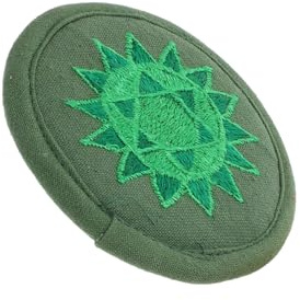 Tappetino Ricamato per Teiera, Sottociotola di Cotone Verde, Leggero e Compatto, per Canto e Meditazione, Regalo Elegante