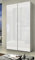 Generisch Schrank Balbina Kleiderschrank mit Tür, Regal, Kleiderstange (Weiss/Weiss)
