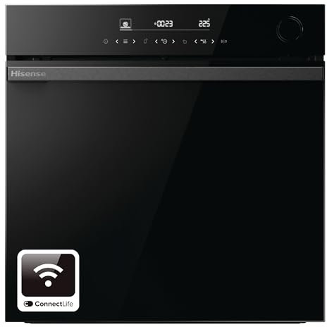 Hisense Hi6 BlackLine Built In Electric Single Oven - Jet Black - A+ Rated