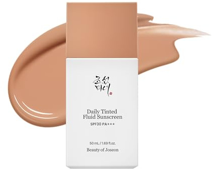 Beauty of Joseon Daily Tinted Fluid Sunscreen 12 Shades for Face Moisturizing Broad Spectrum SPF 30 Korean Skincare 50ml, #MP200