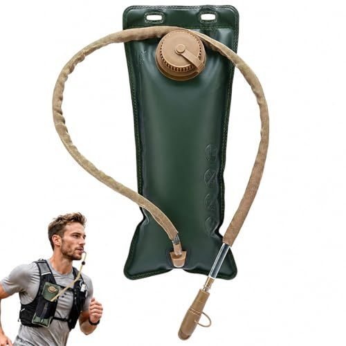 OISJHW Poche Hydratation, 2.5L Poche à Eau, Réservoir d'eau de Sport, sac à dos militaire, sac à dos de stockage d'eau pour cyclisme, randonnée, camping, course à pied
