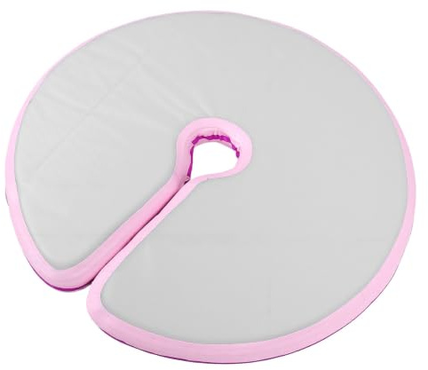 Alomejor Tapis de Pole Dance Gonflable Rond de 120 Cm, Tapis D'exercice Antidérapant, Trou Central renforcé, pour Studio de Gymnastique à Domicile