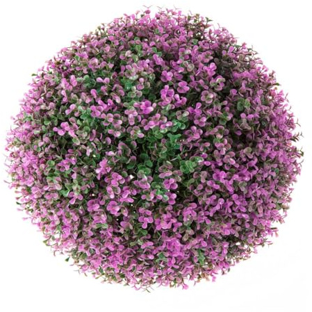 LOLAhome Bola boj clásica Lila de plástico para decoración Garden