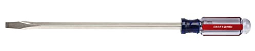 CRAFTSMAN Screwdriver, Slotted, Acetate Handle, 3/8 IN X 12 IN (CMHT65027)