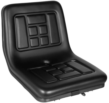 ACROSSPART Siège de tracteur pour tondeuse autoportée - Mini pelle - Siège de chariot élévateur - Siège de tracteur - 44,5 x 35,5 x 33,5 cm - Noir