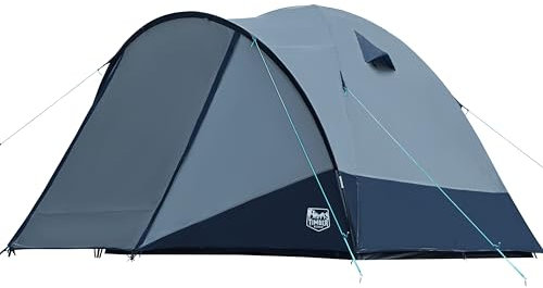 TIMBER RIDGE Zelt 4 Personen Stehhöhe 190cm Camping Zelt Wasserdicht mit Vorzelt Lüftungshutzen Familienzelt Kuppelzelt für Outdoor Reise Trekking Garten Festival