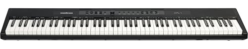 Woodbrass XPL1 - Piano digital portátil amplificado de 88 notas, ligero, compacto y versátil, 25 sonidos de calidad y amplificación estéreo, teclado para aprender, perfeccionar o jugar en el escenario
