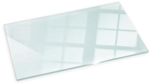Fireplace Hearth Glass Panel | Tempered Stove Floor Guard | Heat Resistant Base Plate | Transparent Spark Protection Board | Minimalist Fire Surround Safety Solution 100x50cm