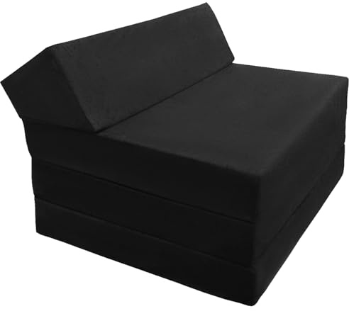Confortil Matelas Pliable, Matelas Pliant avec Une Housse Amovible et Lavable, Medium-Firm, Convient aux Voyages, au Camping, aux invités