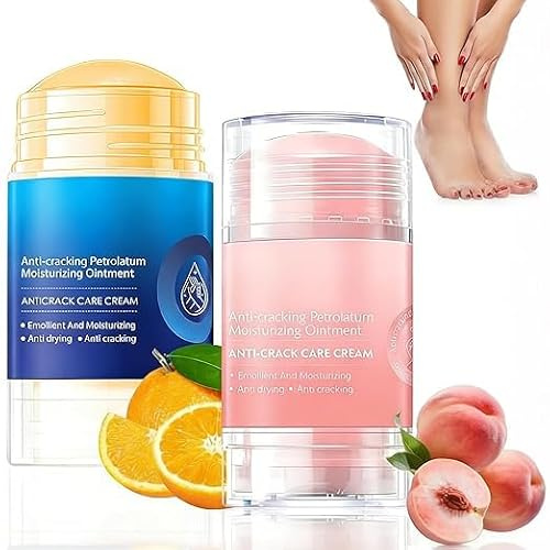 2pcs Crema Reparadora Piel Agrietada con Urea, Bálsamo Hidratante No Graso para Talones, Manos y Codos, Suaviza Piel Seca y Gruesa, Absorción Rápida, Cuidado Intensivo 40g*2