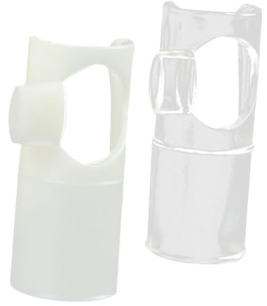 BESPORTBLE Nylon Flute Blow Aid Mouthpieces for Students and Professional Musicians 2pcs Better Air Tightness and Portable Design for Beginners Suitable for E/f Tones