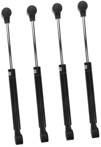 Gatuida 4 piezas Amortiguador de Gas para Puertas de Gabinete Soporte Telescópico y Control de Vibraciones y Cierre Suave para Muebles de Cocina y Armarios