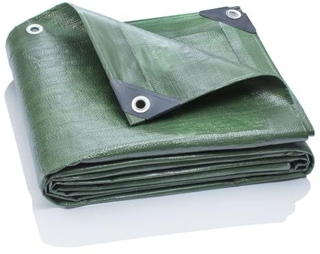 GardenMate 2x3m 140g/m² Gewebeplane Home & Garden Grün Abdeckplane Schutzplane Bootsplane
