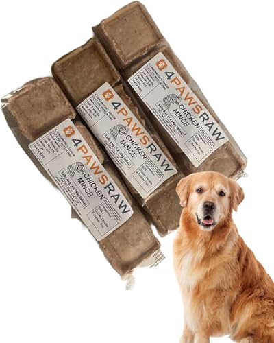 4PAWSRAW Premium Raw Dog Food Frozen Chicken Mince 16.8kg - (30 x 560g packs)