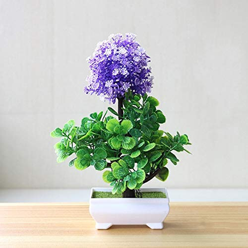 TOMHY Falso Cipolla Sfera Artificiale Fiore Pianta in Vaso Flower Set Bonsai in Vaso pianta Ricca Decorazione Domestica Decorazione della tavola: ZZLJ16188