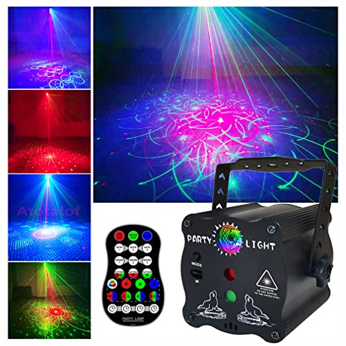 bubusan 2-in-1 Disco Ball Party Lights with Remote, Sound Activated LED Strobe Light for Parties, USB Powered DJ Disco Light Projector for Room Decor, Glow Party Supplies, Birthday, Christmas, Club