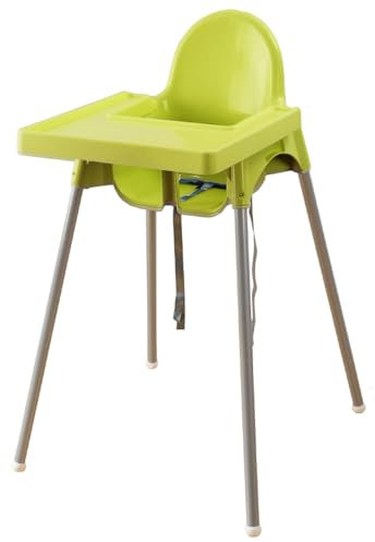 Baby-Hochstuhl, Kunststoff, tragbar, hoher Esszimmerstuhl, multifunktionale Baby-Essecke, leicht zu reinigender Baby-Esstisch für Babys und Kleinkinder