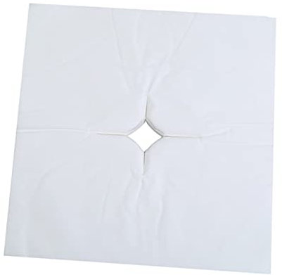 100 Blatt Einweg-Kissenbezug Einweg-Kopfkissenbezüge einmalhandtücher einmal handtücher Massagetisch Masken Salon Massage Gesichtsloch Gesichtslochmatte das Gesicht Gesichtsmaske