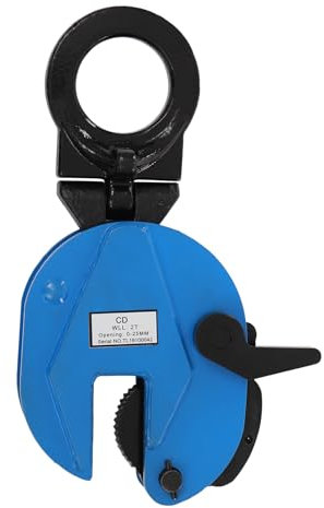 WSIKGHU 2T - Morsetto verticale per piastre, morsetto di sollevamento in lamiera, apertura ganasce, 2,5 cm, robusta pinza per sollevamento e trasporto