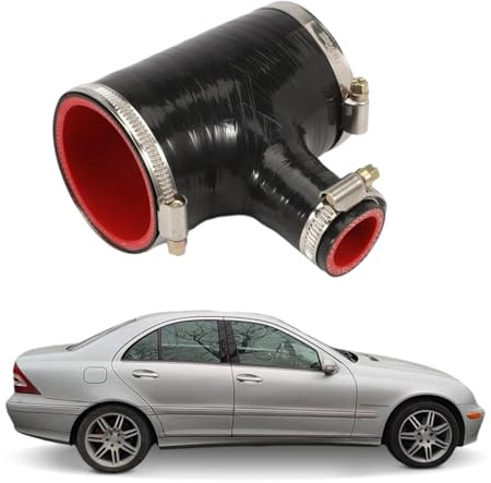 Tubo de aspiración Medidor de masa de aire Compatible con Mercedes-Benz OM642 V6, A6420908237 Tubo de aspiración Medidor de masa de aire Kit de reparación A6420907437, A6420906037, A6420907337