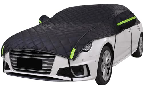 Dhqkqg Funda de Coche Antigranizo, Protector de granizo, Cubierta para Coche Antigranizo Antipolvo Anti-UV, Protección Contra Granizo, Funda de Coche Exterior para la Mayoría de los Coches, Sedanes