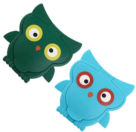 YARNOW 2 Tapas Almacenamiento Conveniente Material Pp Diseño de Búho Mantiene las Toallitas Limpias y Húmedas para Pañuelos Húmedos para Sala y Dormitorio