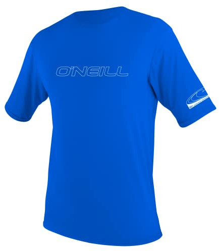 O'NEILL Unisex Child Youth Basic Skins 50+ S/S Sun Shirt Rash Guards, Pacific, 14 US