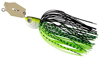 Zeck vibrierender Kunstköder - Bladed Jig Chartreuse Party - #1/0-5g