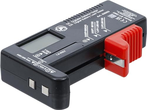 BGS Diy 63503 | Comprobador digital de carga de batería | 1,5 V / 9 V