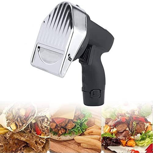 Máquina cortadora de Carne, Cuchillo eléctrico para Kebab, Cuchillo eléctrico portátil de Acero Inoxidable para Shawarma, Cuchillo giroscópico, Cortador de Kebab, Cuchillo para Barbacoa, máquina Cor
