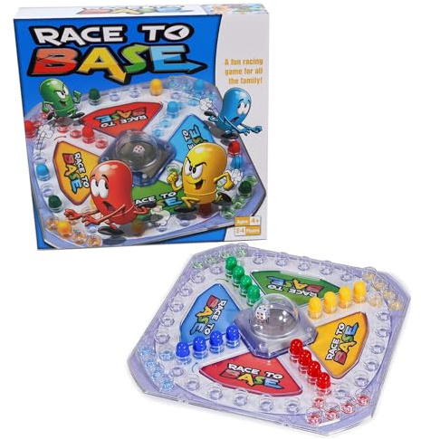 Navoys Race To Base - Fun Family Game for Kids and Adults, Race Back To Your Base Before You're Caught, Classic Board Games for 6, 7, 8+ Year Old Children
