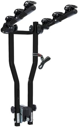 Peruzzo - Porte-vélo Attelage Arezzo - 3 Vélos - Support Inclinable - Compatible Fat Bike - Installation Facile - Acier Résistant - Système de Verrouillage Sécurisé - Pliable pour Rangement Compact