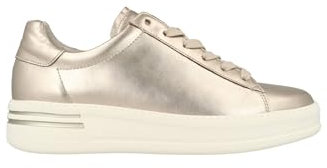 Gabor Damen Low-Top Sneaker, Frauen Halbschuhe,schnürer,straßenschuhe,Strassenschuhe,Sportschuhe,Freizeitschuhe,Turnschuhe,Puder,35 EU / 2.5 UK