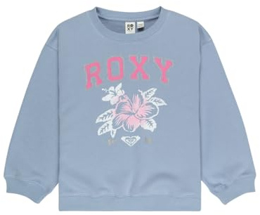 Roxy Sudadera de Forro Polar para niña, Color Azul, Talla 8